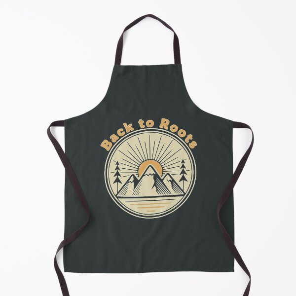 Item preview, Mountain Sunset Outdoor Badge Back to Roots Retro designed and sold by Nikola Dio.