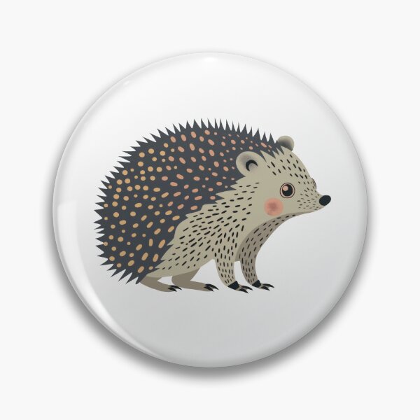 Item preview, Scandinavian Folk Art, Floral Hedgehog  designed and sold by xiao xuans.