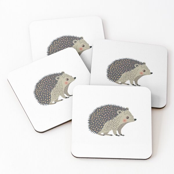 Item preview, Scandinavian Folk Art, Floral Hedgehog  designed and sold by xiao xuans.