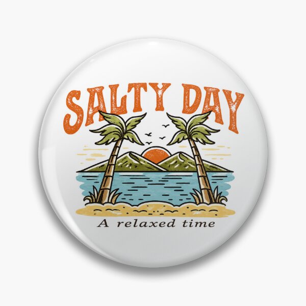Item preview, Salty day at the beach designed and sold by Side Quest Co..