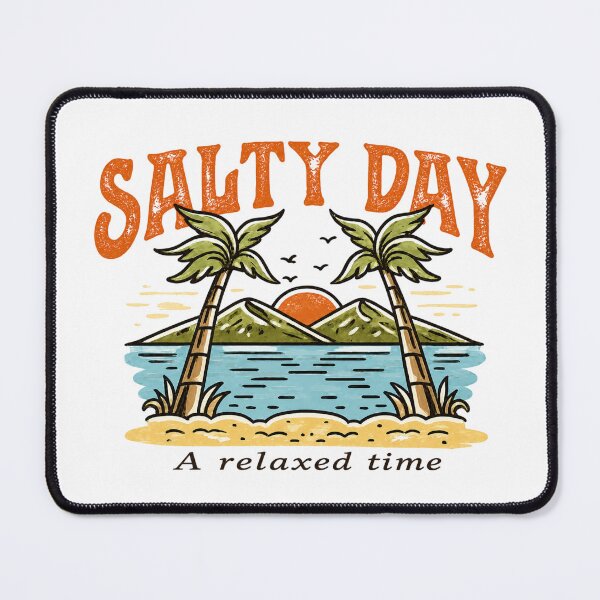 Item preview, Salty day at the beach designed and sold by Side Quest Co..