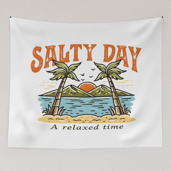 Item preview, Salty day at the beach designed and sold by Side Quest Co..