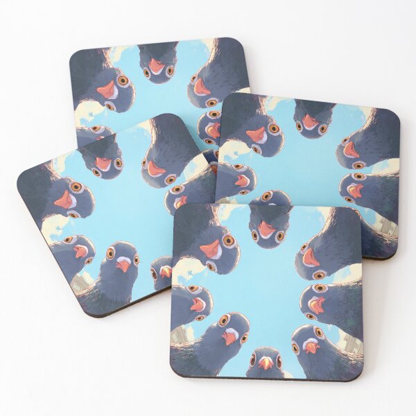 Item preview, Curious Pigeons Overhead designed and sold by jodotodesign.