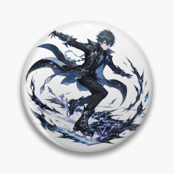 Item preview, Black Ice Skater Mage designed and sold by jgvisualarts.