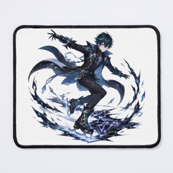 Item preview, Black Ice Skater Mage designed and sold by jgvisualarts.