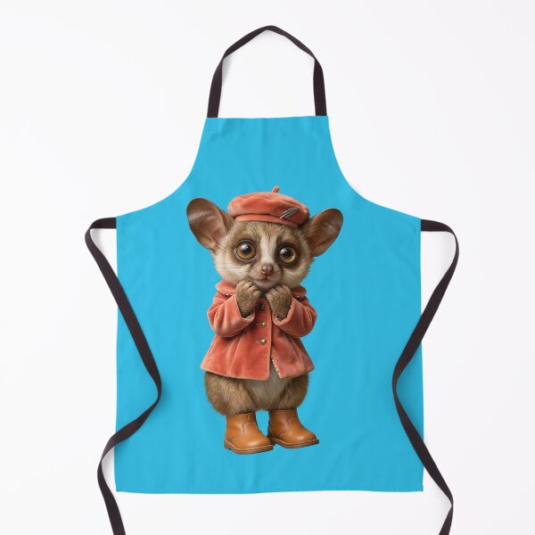 Item preview, Cute Baby Bush Baby in Autumn Coat Sticker designed and sold by Utopian-Magic.