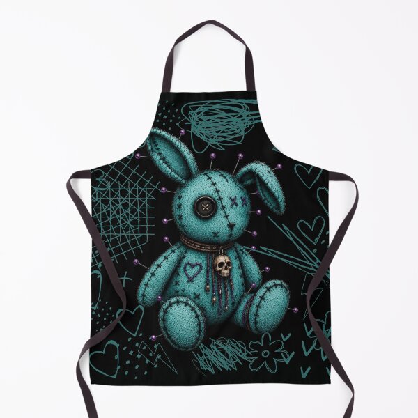 Item preview, Turqoise Voodoo Bunny - Black designed and sold by CaylaTay.