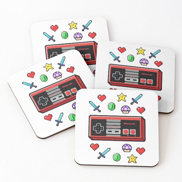 Item preview, Pixel Art Retro NES Game Controller designed and sold by PixelCatalyst.