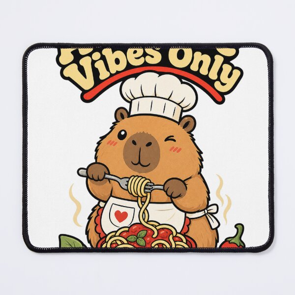 Item preview, Capybara Italian Chef Cooking Enthusiast designed and sold by VisualArtsOasis.