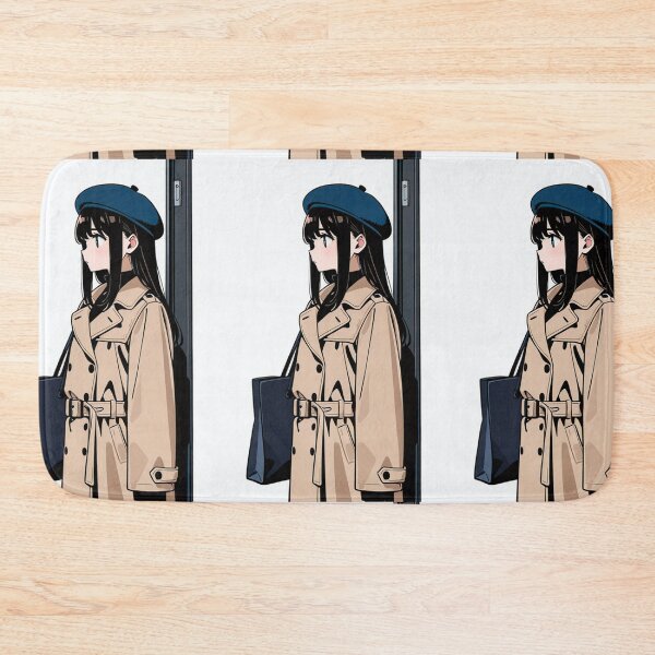 Item preview, Fashion - portrait woman beige trench designed and sold by AnimeShin.