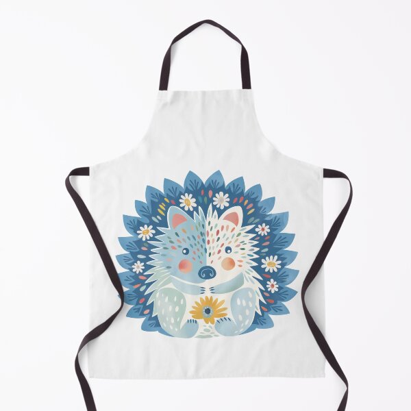 Item preview, Scandinavian Folk Art, Floral Hedgehog designed and sold by xiao xuans.