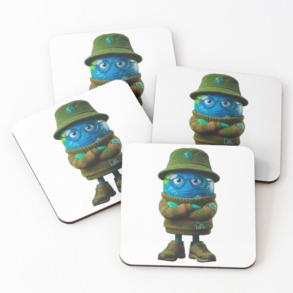 Item preview, Cute Earth Mascot Cartoon designed and sold by Log77.