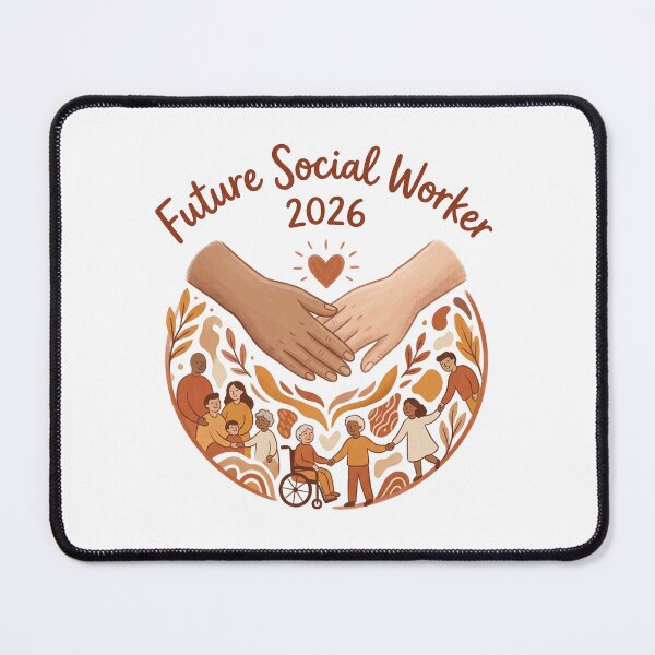 Item preview, Future Social Worker 2026 Social Work Graduation MSW Gift designed and sold by Osmose-Studio ⭐⭐⭐⭐⭐.