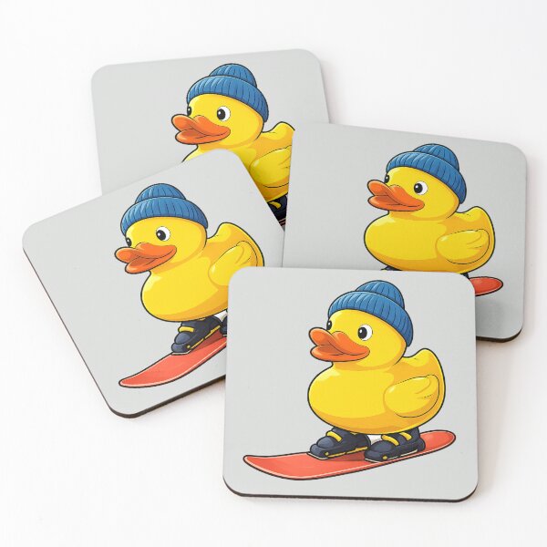 Item preview, Snowboarding Duck Illustration designed and sold by BROHLine Studio.