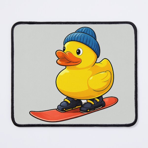 Item preview, Snowboarding Duck Illustration designed and sold by BROHLine Studio.