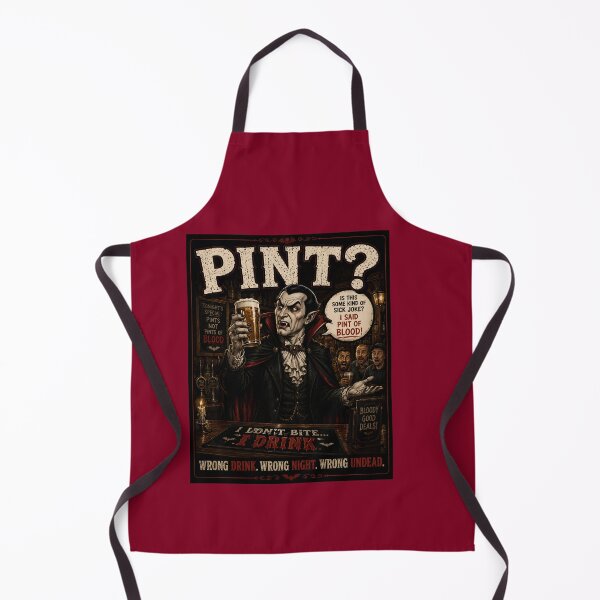 Item preview, Pint Of Blood Funny Vampire Pub Humour Design designed and sold by Hornace88studio.