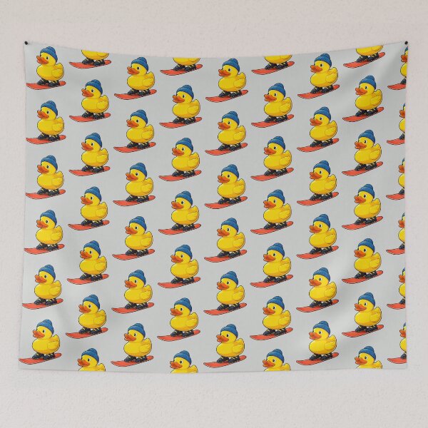 Item preview, Snowboarding Duck Illustration designed and sold by BROHLine Studio.