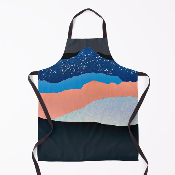 Item preview, After Midnight Blue Torn Deckled Textures Mountains Design designed and sold by DEC02.
