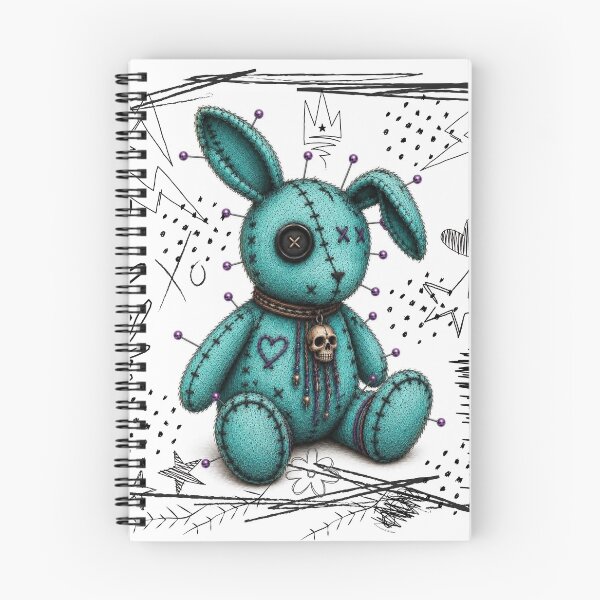 Item preview, Turqoise Voodoo Bunny - White designed and sold by CaylaTay.