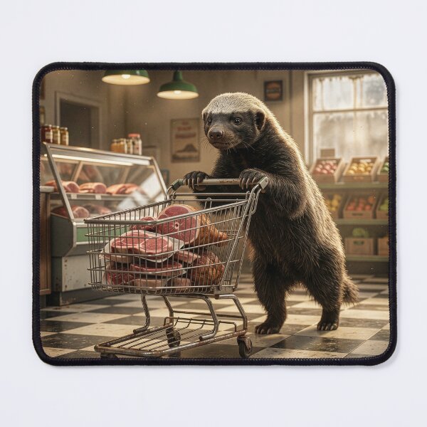 Item preview, Honey Badger Might Not Pay the Butcher designed and sold by Tridentulus.