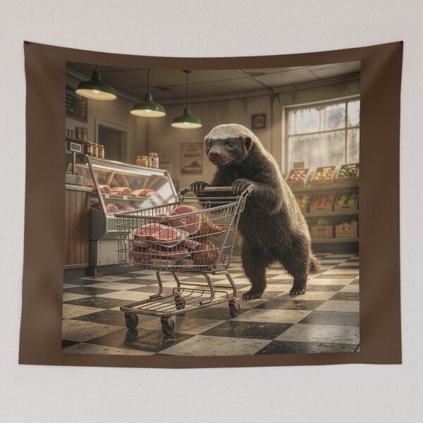 Item preview, Honey Badger Might Not Pay the Butcher designed and sold by Tridentulus.
