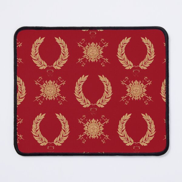 Item preview, Red & Gold Imperial Laurel Wreath Pattern designed and sold by GuffyGlowVault.