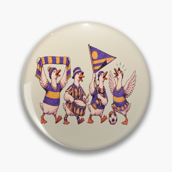 Item preview, Four Goose Soccer Supporters Vintage Fan Parade designed and sold by POD DYNASTY.