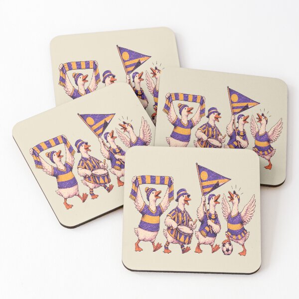 Item preview, Four Goose Soccer Supporters Vintage Fan Parade designed and sold by POD DYNASTY | Original Print On Demand T-Shirt Graphics.
