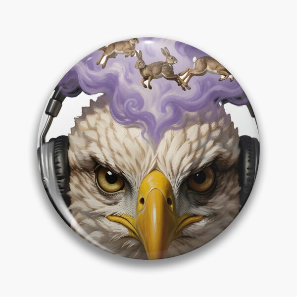 Item preview, Eagle's Harmonic Hunt - Majestic Predator Music Art Classic T-Shirt designed and sold by SupernovaNote.