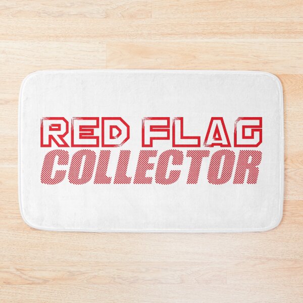 Item preview, Illustration with word red flag collector designed and sold by RizikCat.