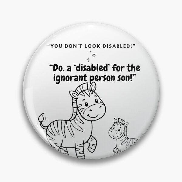 Item preview, Do a disabled for... designed and sold by ZebraDazzleDesigns.