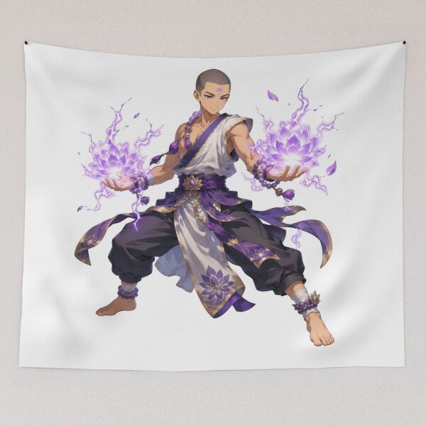 Item preview, Thunder Lotus Monk designed and sold by jgvisualarts.