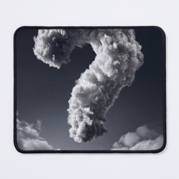 Item preview, Cloudy Question Mark Art designed and sold by jodotodesign.