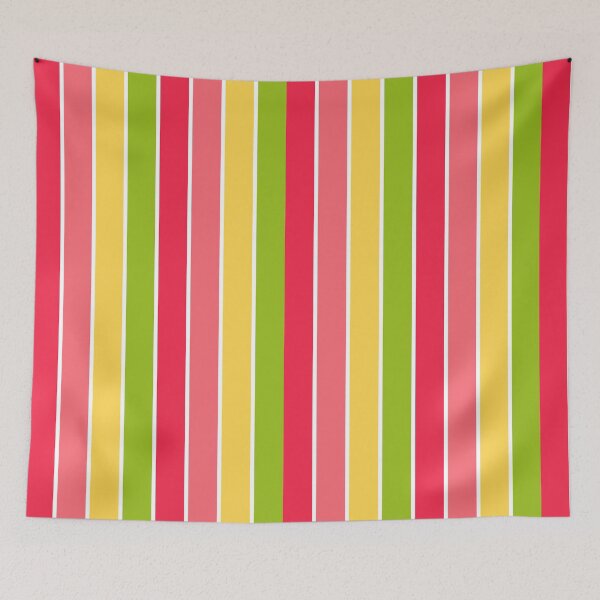 Item preview, Tropical Stripe Pattern | Pink Yellow Green Seamless Summer designed and sold by Dino-Lune.