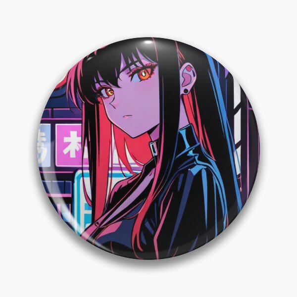 Item preview, Fashion - portrait woman black neon designed and sold by AnimeShin.