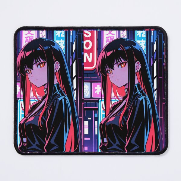 Item preview, Fashion - portrait woman black neon designed and sold by AnimeShin.