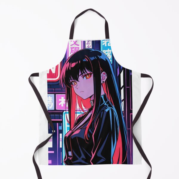 Item preview, Fashion - portrait woman black neon designed and sold by AnimeShin.