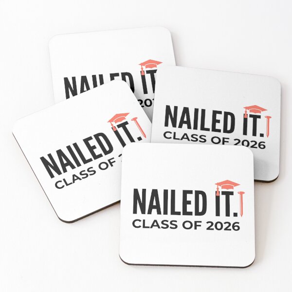 Item preview, Nailed It Class of 2026 Confident Funny Graduation Grad Tee designed and sold by Osmose-Studio.