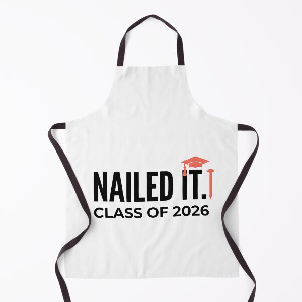 Item preview, Nailed It Class of 2026 Confident Funny Graduation Grad Tee designed and sold by Osmose-Studio.