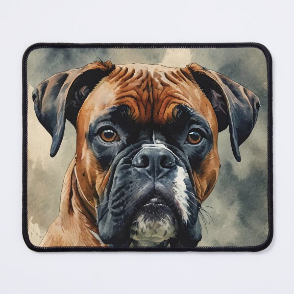 Item preview, Boxer Watercolor Dog Art designed and sold by MaverlyShop.
