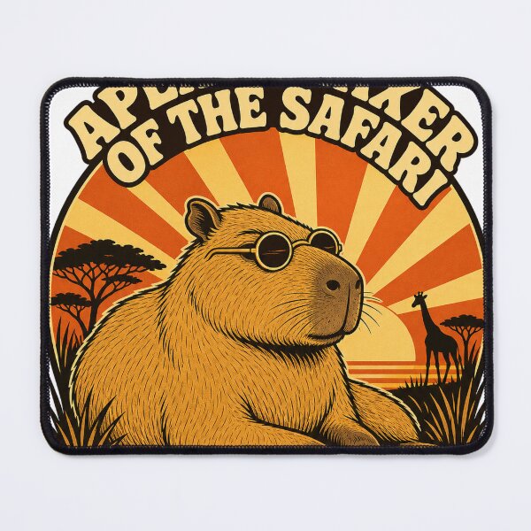 Item preview, Capybara Safari Apex Relaxer Wildlife designed and sold by VisualArtsOasis.