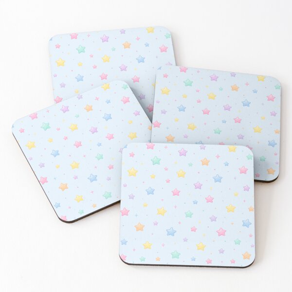 Item preview, Cute Kawaii Pastel Stars Seamless Pattern designed and sold by Seculinator.