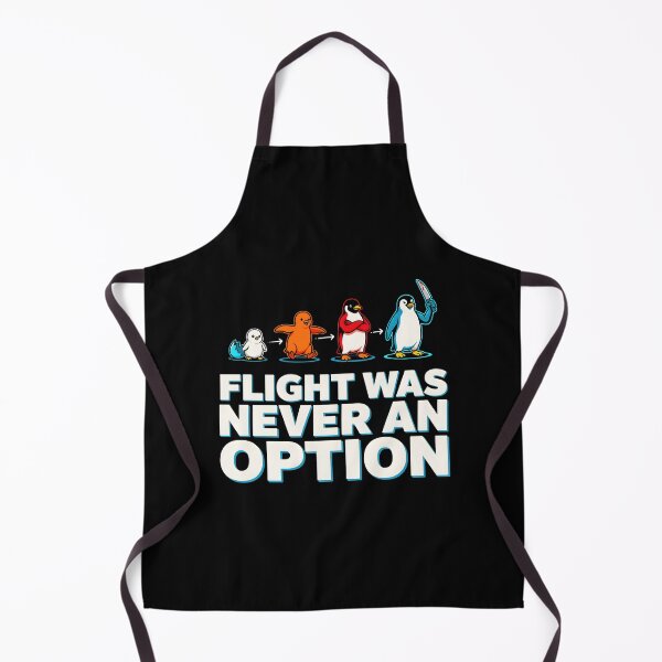 Item preview, Flight Was Never an Option Funny Penguin Funny Sarcastic for Meme Lovers designed and sold by Redgiant87x.