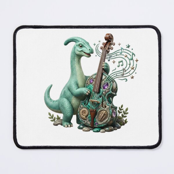 Item preview, Cretaceous Cello: Parasaurolophus Fossil Bass Solo designed and sold by AbderraimArt.