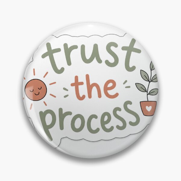 Item preview, Boho Trust The Process Sticker - Cute Aesthetic Motivational Quote designed and sold by only-topnotch.