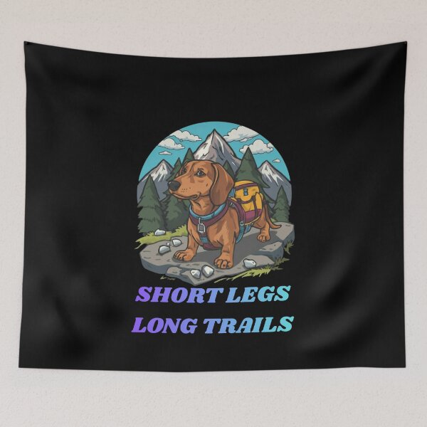 Item preview, Short Legs Long Trails Funny Dachshund Gifts  designed and sold by Domel9674.