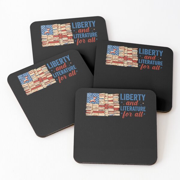 Item preview, Liberty And Literature Usa Flag Patriotic Library Book Lover designed and sold by Fereskabilon.