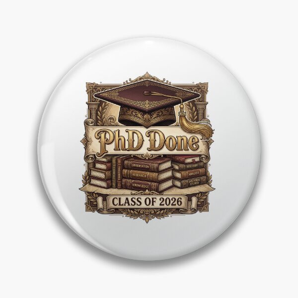 Item preview, PhD Done Class of 2026 Doctorate Graduation Doctor Gift designed and sold by Osmose-Studio ⭐⭐⭐⭐⭐.