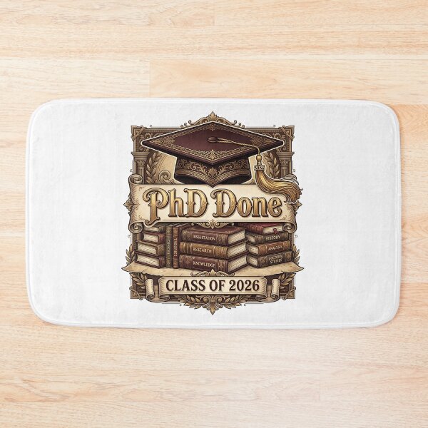 Item preview, PhD Done Class of 2026 Doctorate Graduation Doctor Gift designed and sold by Osmose-Studio ⭐⭐⭐⭐⭐.