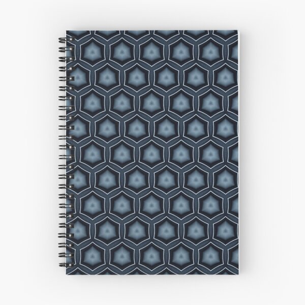 Item preview, Patrón geométrico azul sin costuras en forma de panal designed and sold by IntelliMindDesigns.